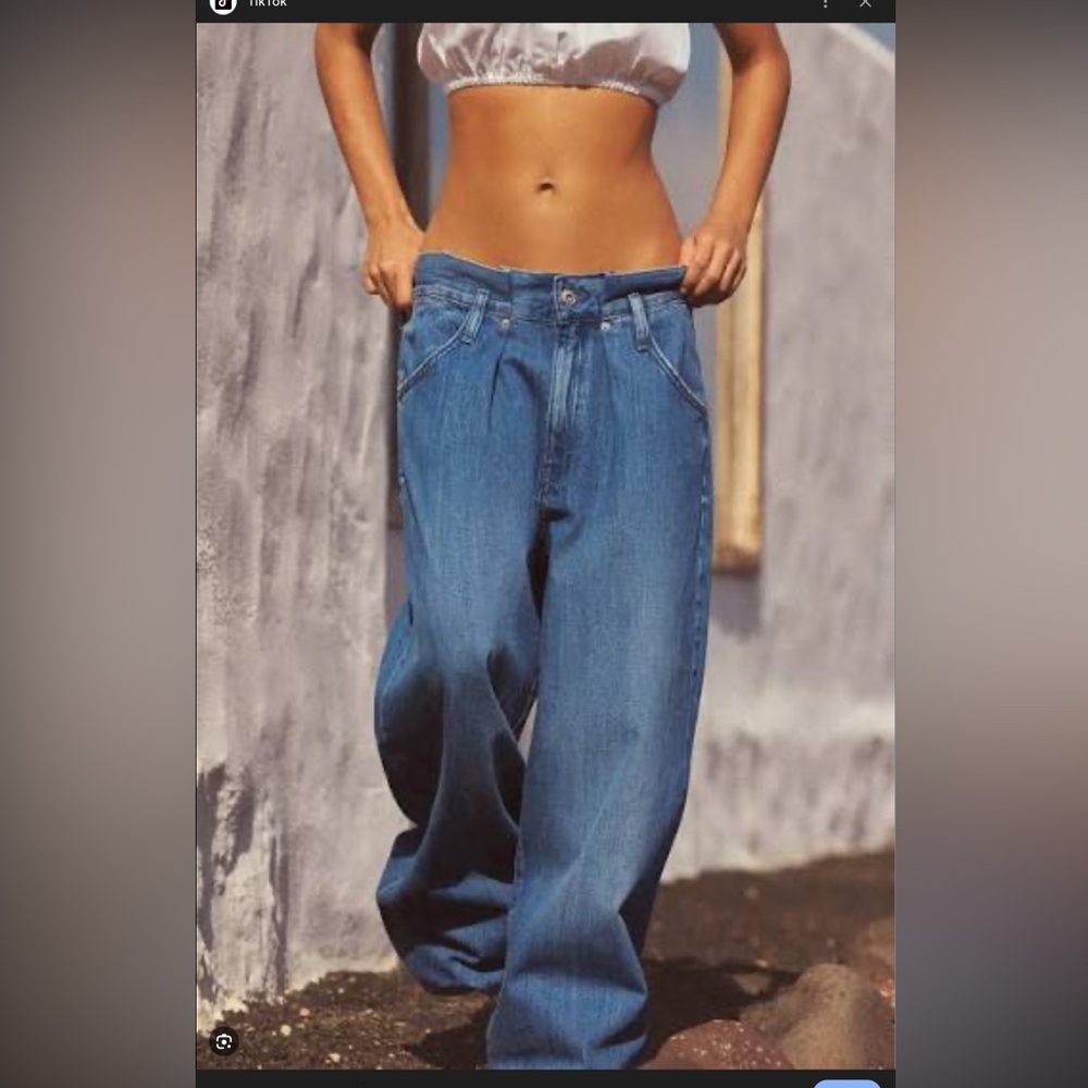 Women's paperbag Blue Jeans